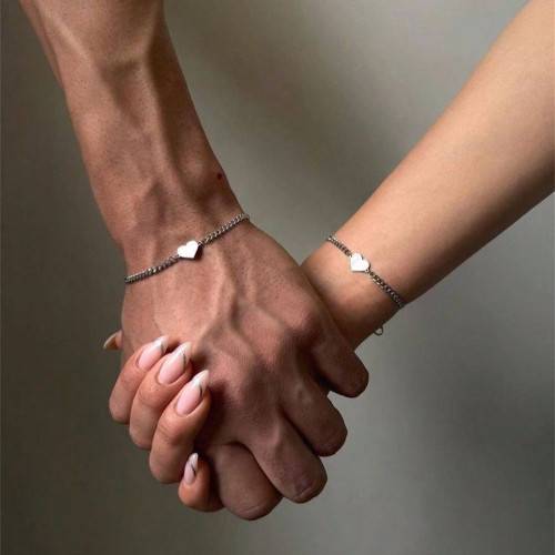 دستبند طرح قلبی